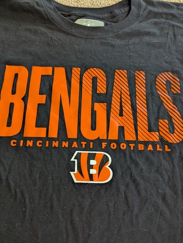 Nueva NFL Adulto 2xl Camiseta Manga Larga Negra Cincinnati Bengals - Imagen 1 de 6