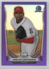 2014 Bowman Chrome Prospects Purple Refractor 105/150 Carlos Contreras #BCP7 i8n