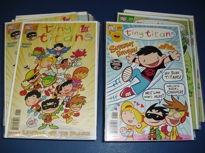Lot of 54 Tiny Titans near set 1-50 (missing 3 issues) most NM! DC Little Archie
