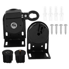 Black Roller Blinds Bracket for Indoor Outdoor Curtain Accessories Plastic