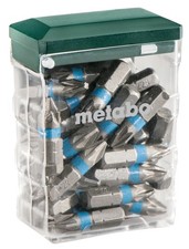 Metabo Bit-Box PZ 2, 25-teilig, S2-Stahl, 25 mm, Schraub-Bits, Werkzeug