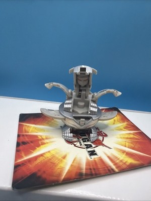 Bakugan Flash Ingram Gray Haos MECHTANIUM SURGE BakuBlitz 910G SPINS RARE