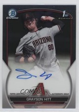 2023 Bowman Draft Chrome Prospect Auto Grayson Hitt #CDA-GH Auto 1cc7