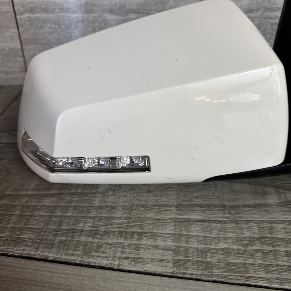 🇺🇸 Espejo retrovisor lateral derecho GMC Acadia 2007-2014 pasajero intermitente blanco térmico Foto 4 de 4