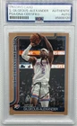 Shai Gilgeous-Alexander Auto 2025 Topps NBA #115 IP Signed Gold /2025 PSA CERT