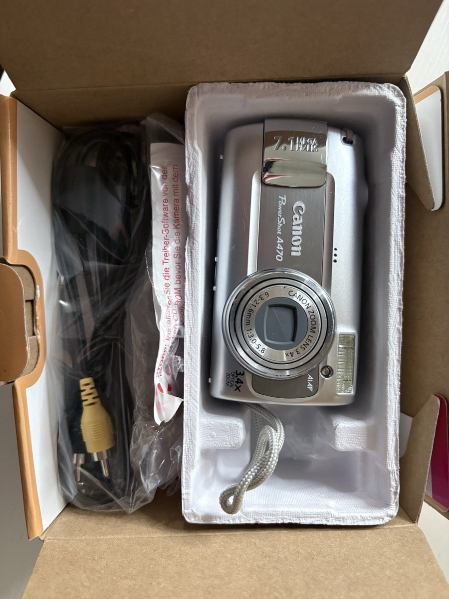 Canon PowerShot A470 7.1 MP Digital Camera for sale online | eBay
