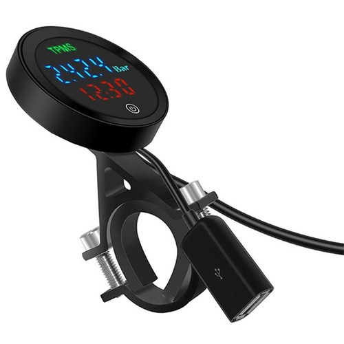 Wear Resistant Motorcycle TPMS Tire Pressure Monitor with Solar Charging - Picture 19 of 23