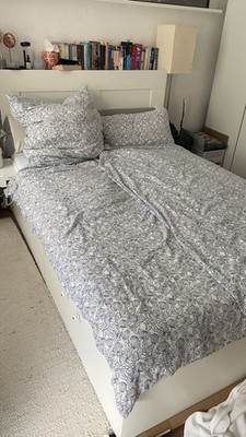 2x IKEA Bladvass Bettwäsche Blümchen 140x200