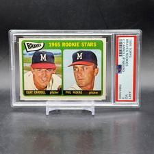 1965 Topps #461 Phil Niekro HOF Rookie Stars Milwaukee Braves PSA 3 Vintage Card. rookie card picture