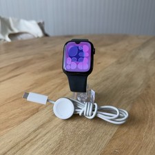 Apple Watch Series 7 45mm GPS LTE Unlocked Midnight Aluminum - Read Description