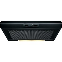 Hotpoint 60cm Visor Cooker Hood - Black PSLMO65FLSK