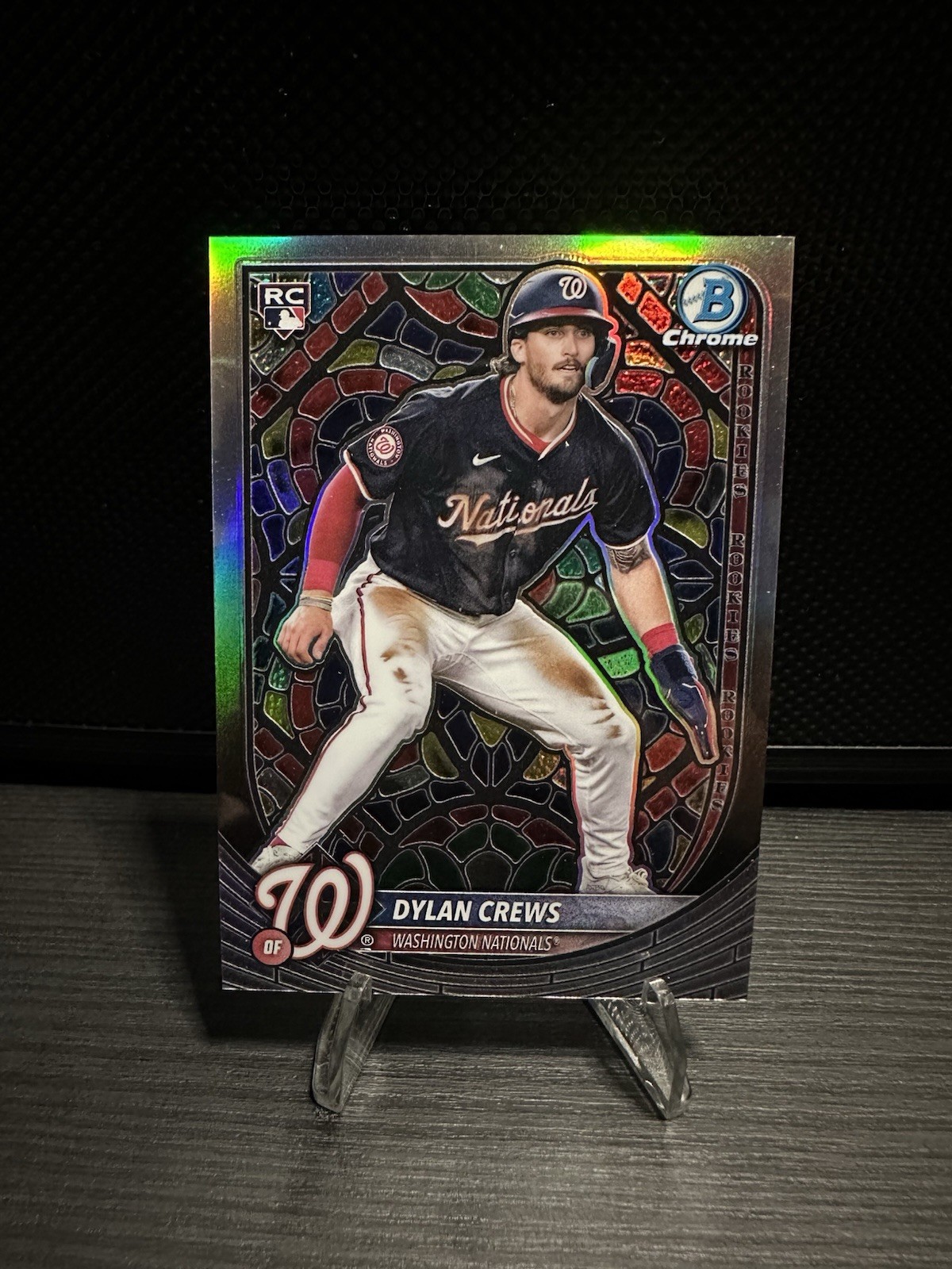 2025 Bowman Chrome - Dylan Crews, Dylan Crews #3 Etched in Glass Variation (RC)