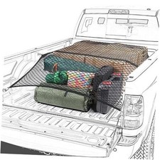 Truck Bed Net, Highly Elastic Cargo Net for Pickup Truck Bed, Single Layer