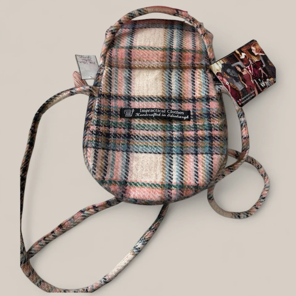 Vogue Roupas Impraticáveis Tartan Sporan Bolsa Xadrez de Lã Nova Com Etiqueta Artesanal Eidenburg - Imagem 4 de 4