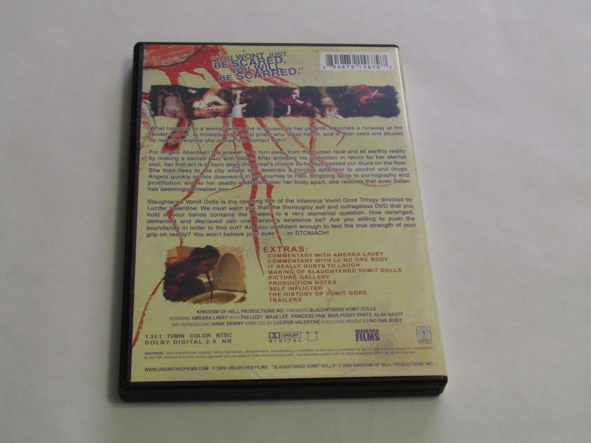 The Vomit Gore Trilogy: Slaughtered Vomit Dolls DVD (Used