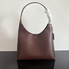 COACH Brooklyn 34 Minimalist Vintage Leather Shoulder Bag CCU00 