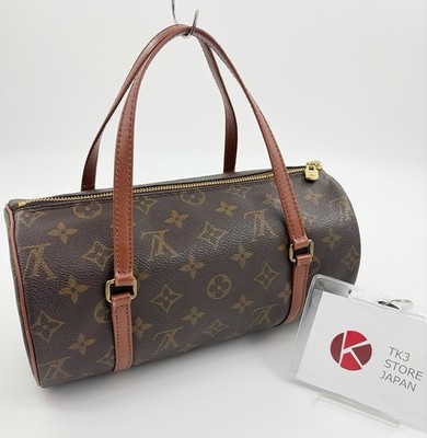 LOUIS VUITTON Papillon 26 M51386 Hand Bag Brown Monogram Canvas From Japan 88
