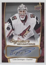 2016-17 Upper Deck Signature Sensations Louis Domingue #SS-LD Auto b9t