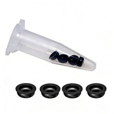4Pcs Dental Lab Retention Replace Black Male Processing Inserts fit ZEST Locator