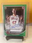 2025-26 Topps Bowman Chrome Lachlan Olbrich Rookie RC Auto Green Refractor /99