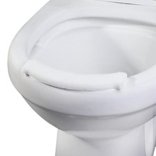 10 Pieces Pee Guard for Toilet Seat, Splash Guards, Standard, White