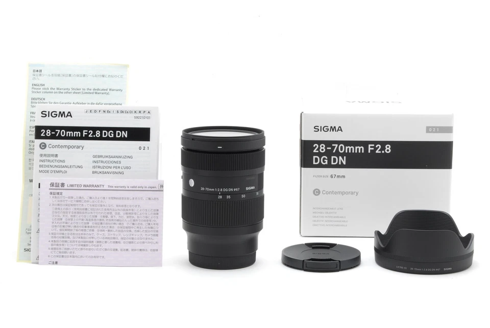[ Presque inutilisé] Monture contemporaine SONY E Sigma 28-70 mm f/2,8 DG... - Photo 1/4