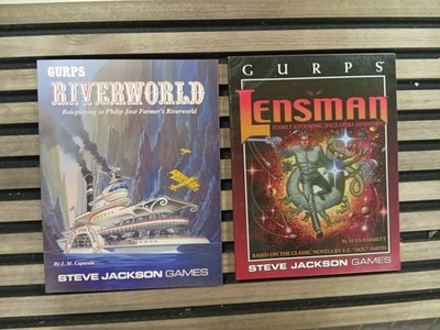 GURPS Riverworld + Lensman RPG Bundle Steve Jackson Games P&P