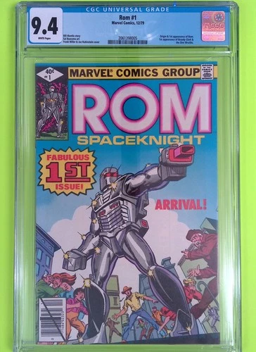 Rom #1 Vol. 1 1979 Marvel Comics 1st App CGC 9.4 Comic Book CO3-7