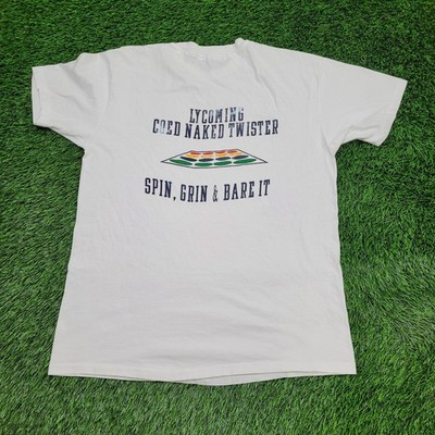 Vintage Funny Naughty Party Shirt Large 22x28 Coed