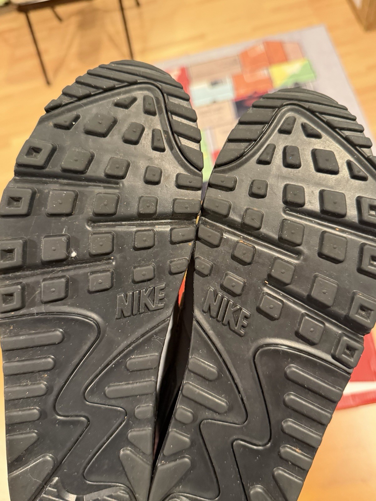 Size 7.5 - Nike Air Max 90 Smoke Grey Light Photo Blue DO6706-002 Sneaker Shoes thumbnail 7