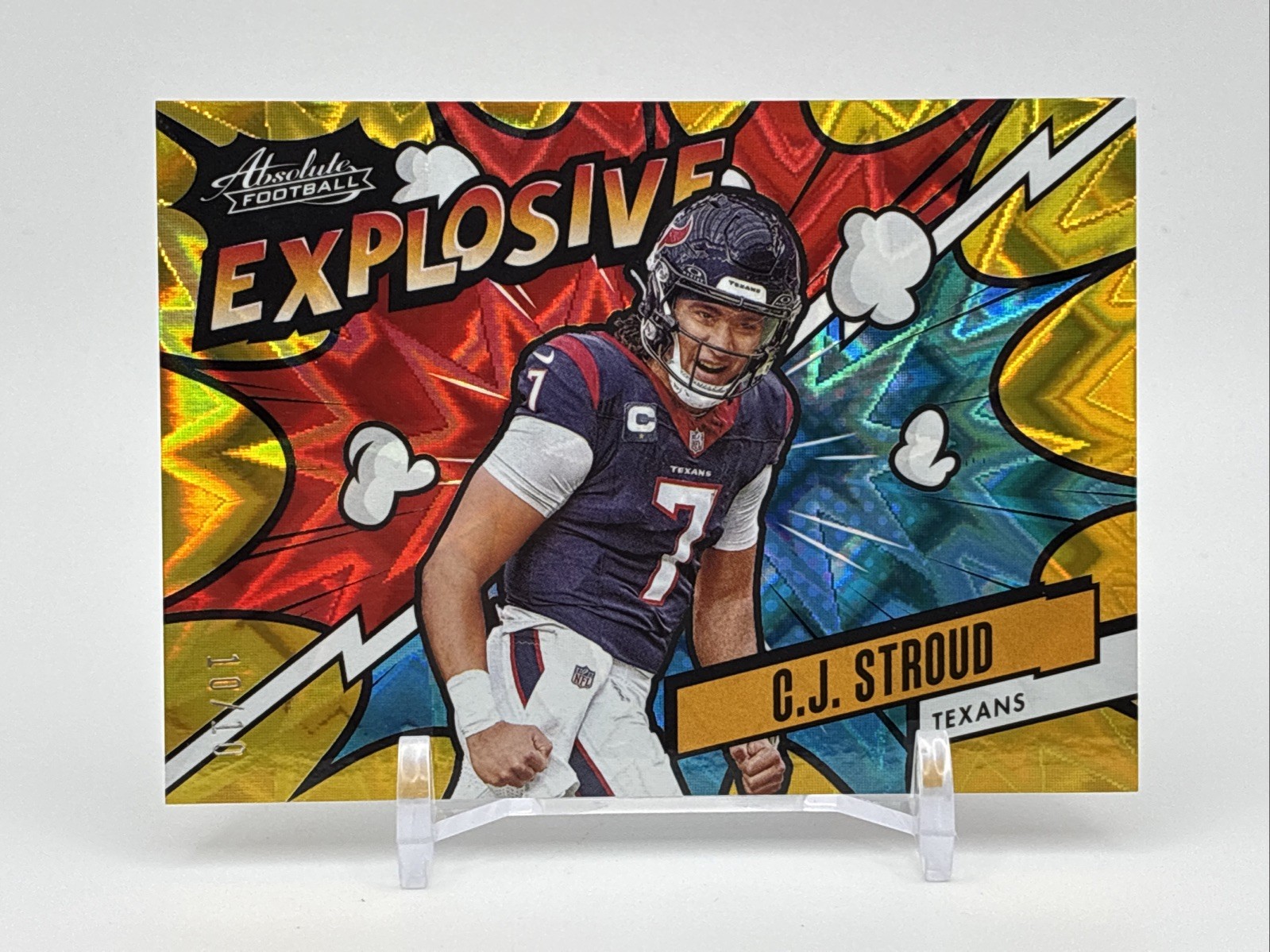 2024 Panini Absolute Explosive C.J. Stroud #EX-CJS Gold /10