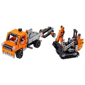 LEGO TECHNIC: Roadwork Crew (42060), Pre-owned, Complete