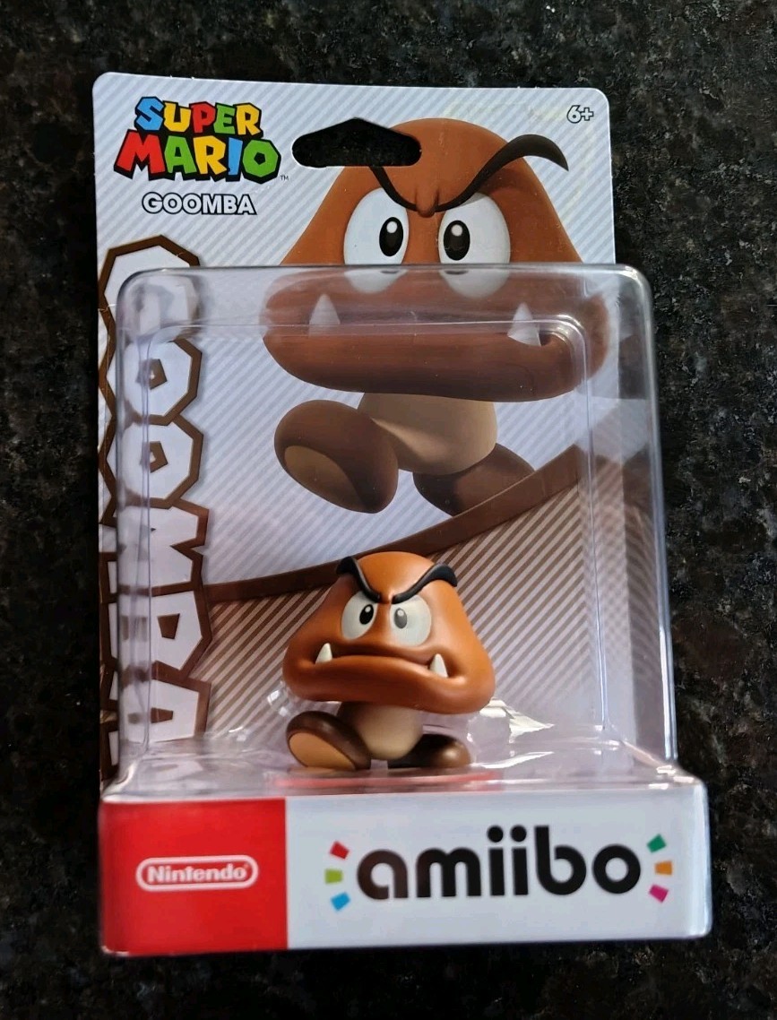 Nintendo amiibo Goomba Super Mario Series Figure New Sealed NIB