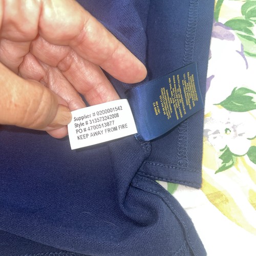Polo By Ralph Lauren Polo Shirt Short Sleeve NWT XL 16 Girls French Navy - Picture 5 of 6