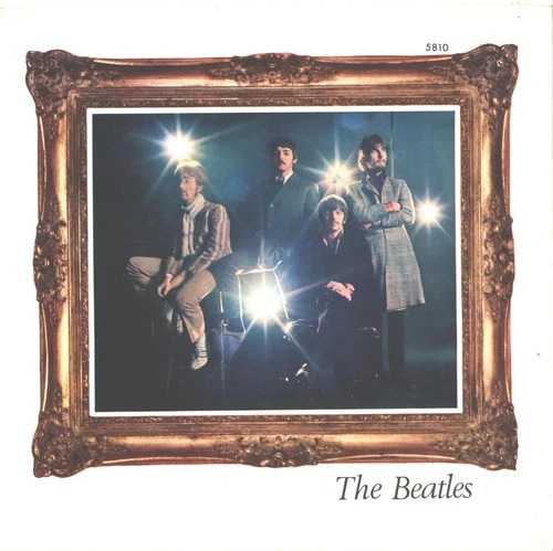 BEATLES--PICTURE SLEEVE + 45--(PENNY LANE)--PS--PIC--SLV