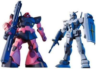 HGUC 1/144 G-3 Gundam VS Char's Rick Dom Set Mobile Suit Gundam Model kit Bandai