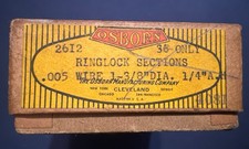 OSBORN 26I2 RINGLOCK Wire BRUSH 1-3/8&rdquo;OD, .005&rdquo; Wire, 1/4&rdquo; Arbor, 12 Pcs, NOS