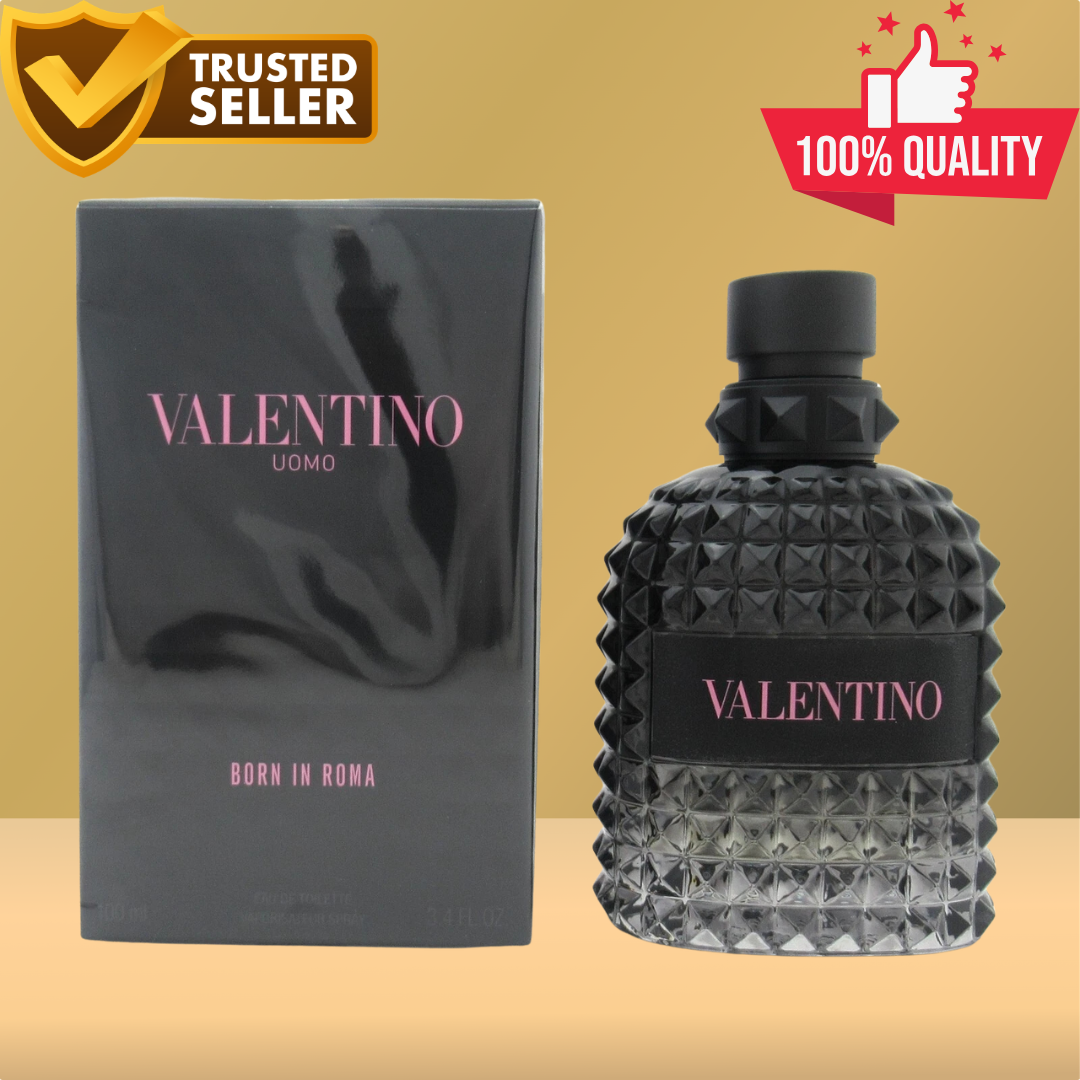 Valentino Uomo Born In Roma EDT Spray for Men - 3.4 oz/100 ml