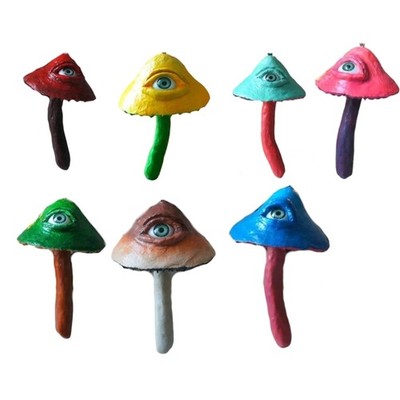Eye Mushroom Shape Resin Collectible Unique Small Decoration Object