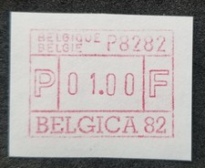 *FREE SHIP Belgium 1982 P8282 ATM (Frama Machine Label stamp) MNH *BELGICA  82