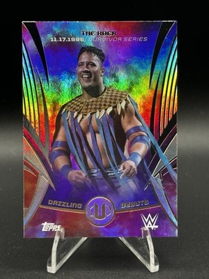 THE ROCK Dazzling Debuts Cosmic 2025 Topps Universe WWE DDE-9