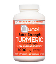 Qunol Extra Strength Turmeric 1000mg Ultra Absorption 120 Capsules Max