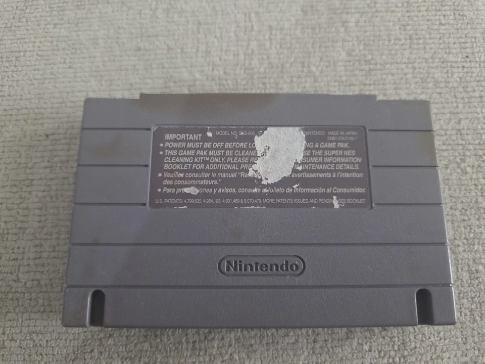 1992 SNES Mortal Kombat - Super Nintendo, картридж подлинный - Изображение 4 из 4