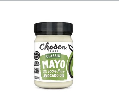 Classic Mayonnaise with 100% Pure Avocado Oil by Chosen Foods   12 oz