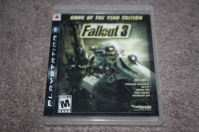 Fallout 3 PS3 Game of the Year Edition  (Sony PlayStation 3, 2009) Complete W/Ma