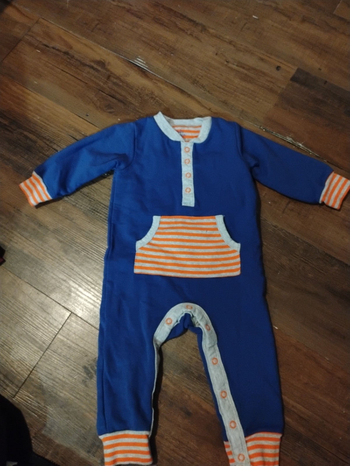 baby boden boy One Piece 6-12 Months Blue Orang Gray