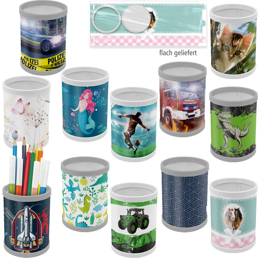 itenga Stifteköcher Stiftehalter Stiftebox Kinder Schüler Schreibtisch Organizer