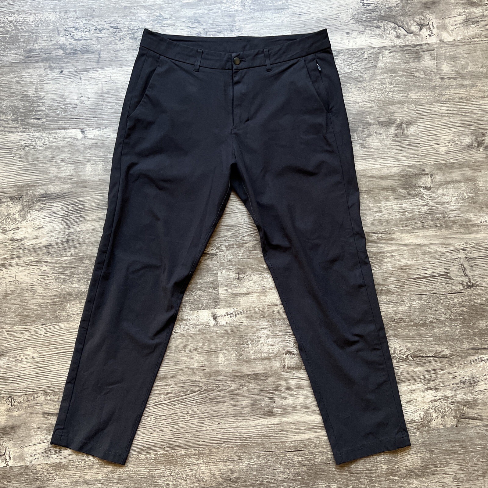 Lululemon Pants Mens 34x28 Black Classic Fit 5 Pocket Warpstream eBay