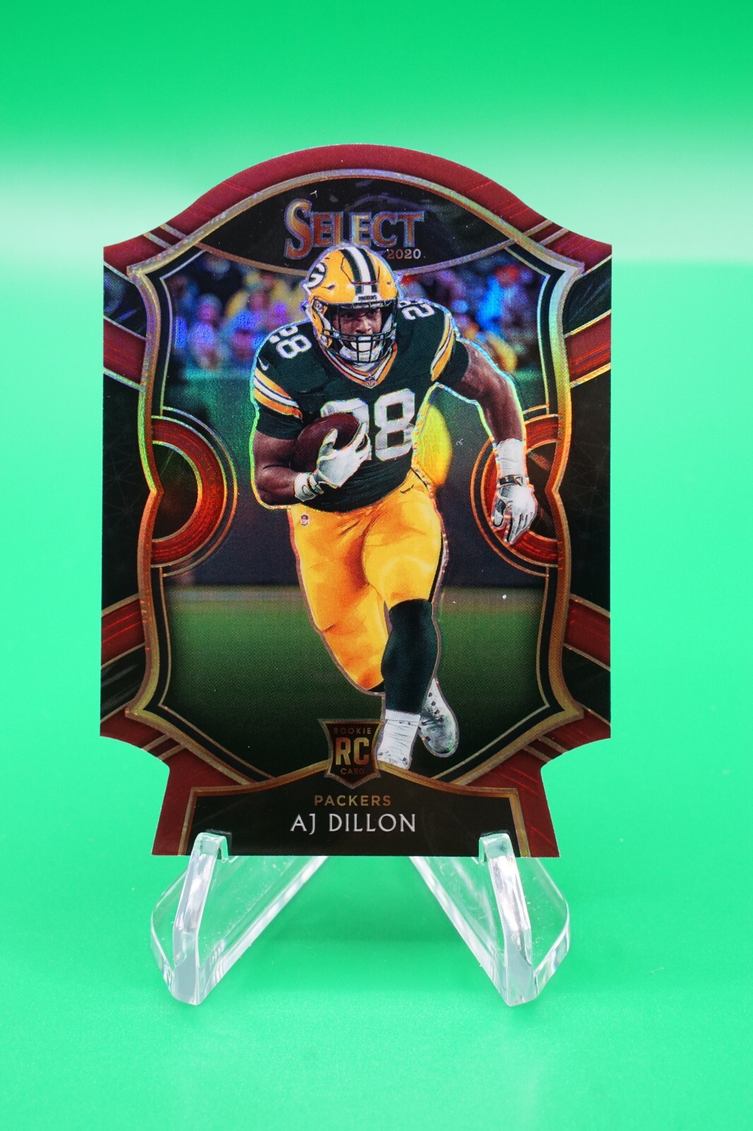 2020 Select Base Concourse Maroon Prizm Die-Cut #65 AJ Dillon TU1