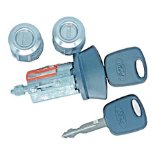 Ford F150 1999 2000 2001 Ignition Switch Lock Cylinder Door Set 2 Chip Keys